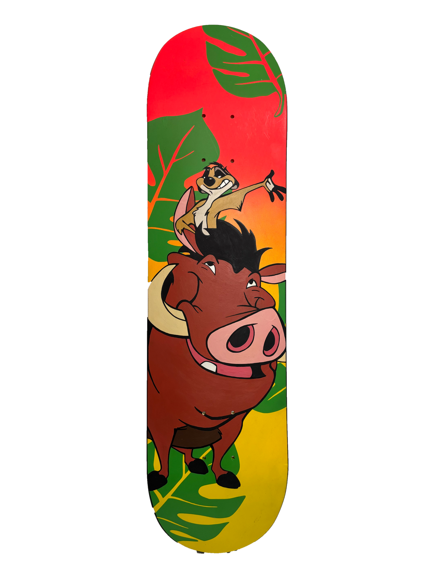 Timon and Pumbaa skateboard
